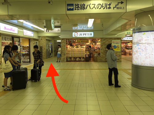 京王八王子駅からの道順①