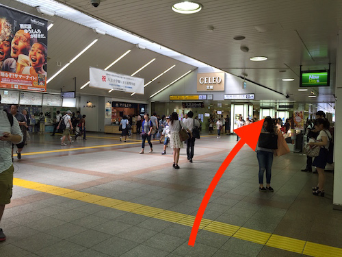 JR八王子駅からの道順①