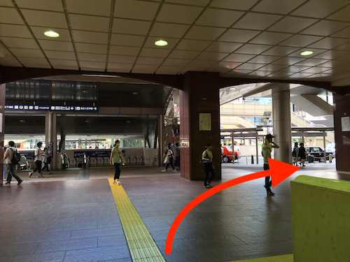 JR八王子駅からの道順③