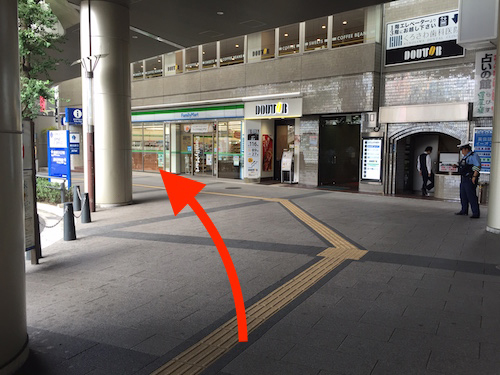 JR八王子駅からの道順④
